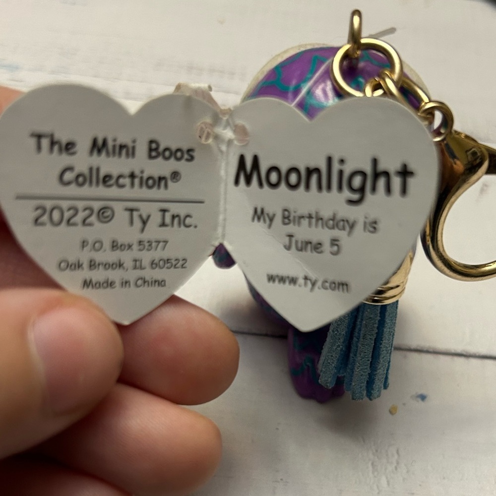 TY Mini Owl Keychain - Picture 5 of 5